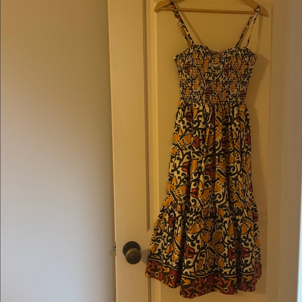 Autumn Adeigbo - Winnie Dress Tribe orange strap dress
